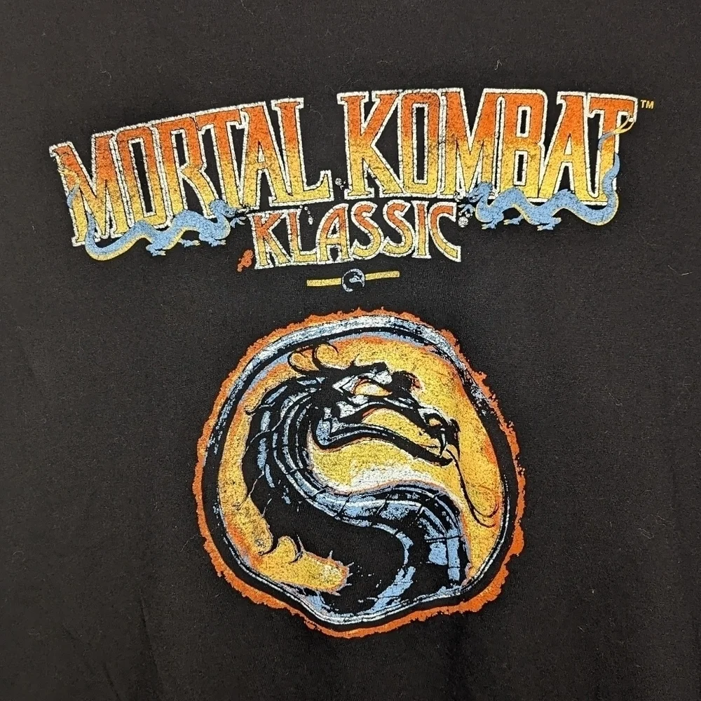 Mortal Kombat Klassic Mens Tshirt size Large